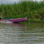 Un canot motorisé