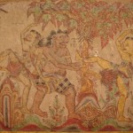 Peintures de prostituées au palais de justice de Klungkung