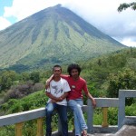 Andrean et Dennis au  volcan Enierie