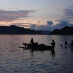 Coucher de soleil sur Komodo